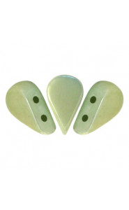 Amos par Puca® beads Opaque light green ceramic look 03000-14457